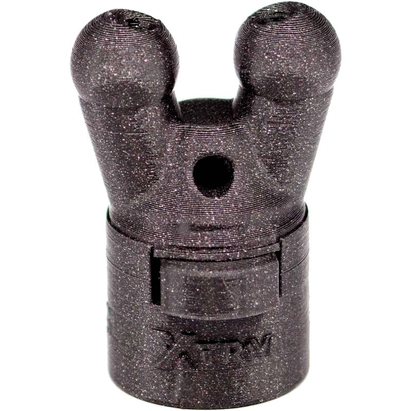 XTRM Bouchon Diffuseur avec Stop SNFR DOUBLE Large Noir